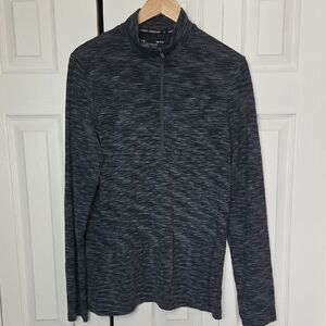Under Armour Charcoal Gray Quarter-Zip Top